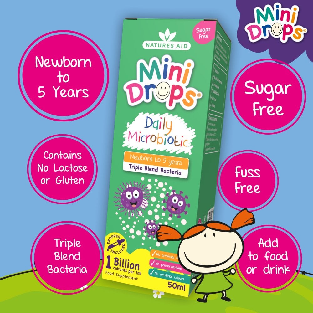 Natures Aid Mini Drops Daily Microbiotic