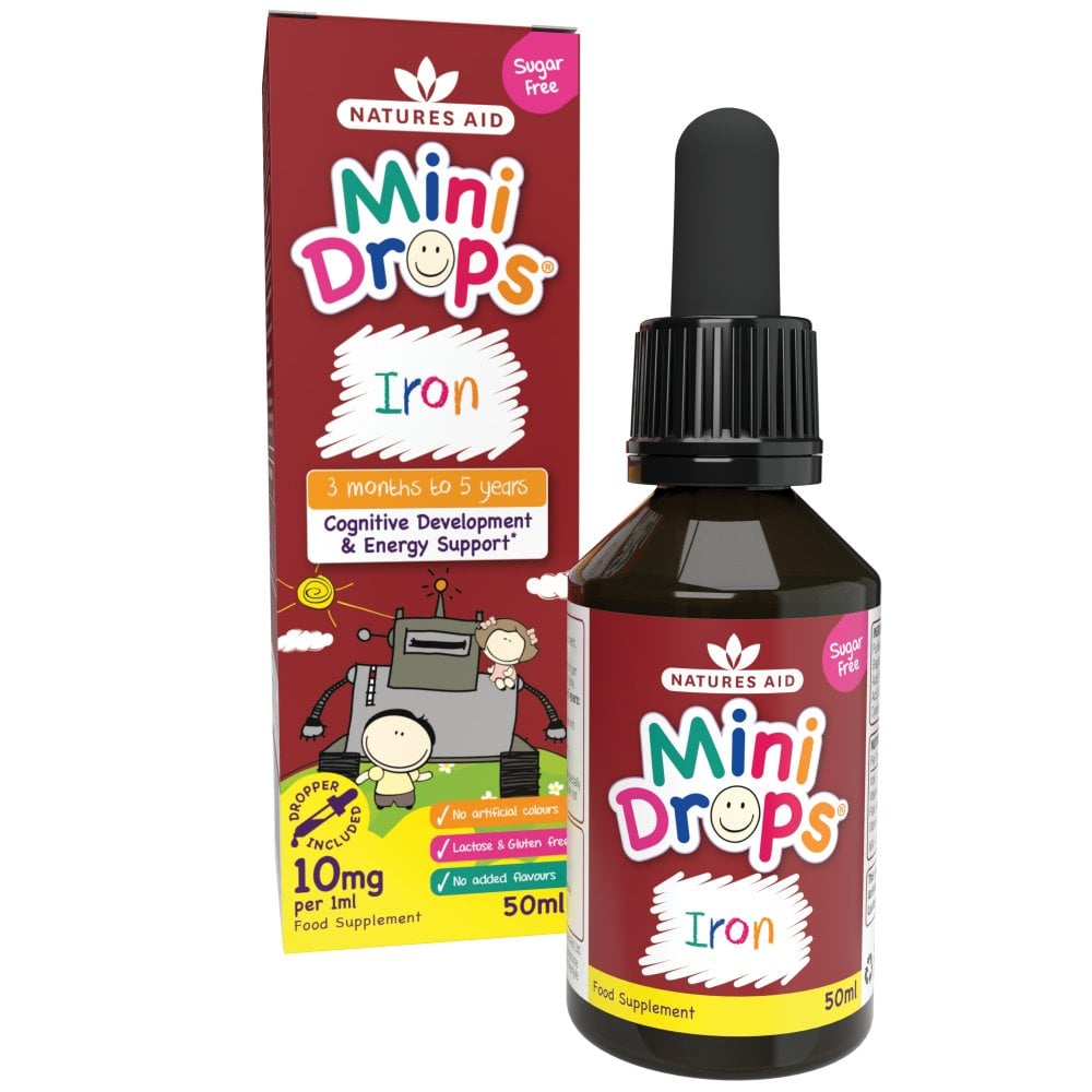 Natures Aid Mini Drops Iron