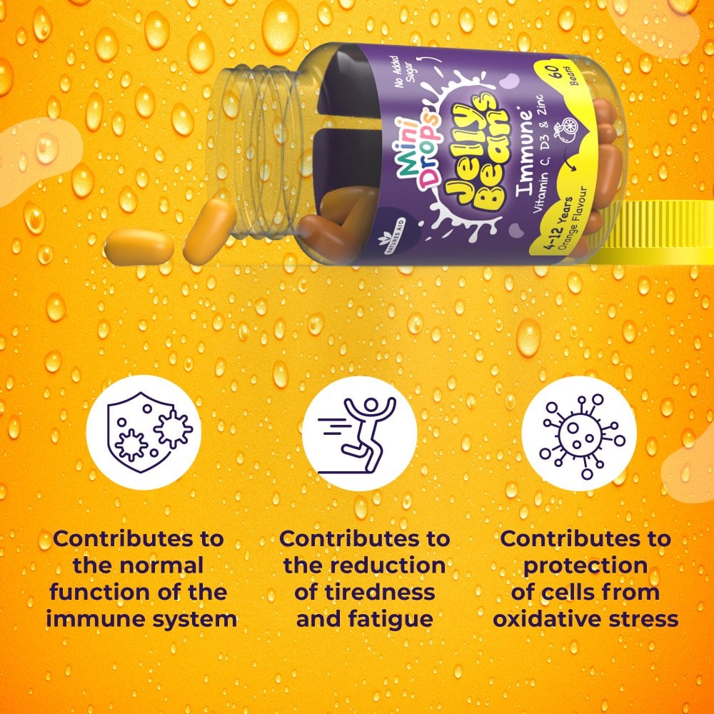 Natures Aid Mini Drops Jelly Beans Immune