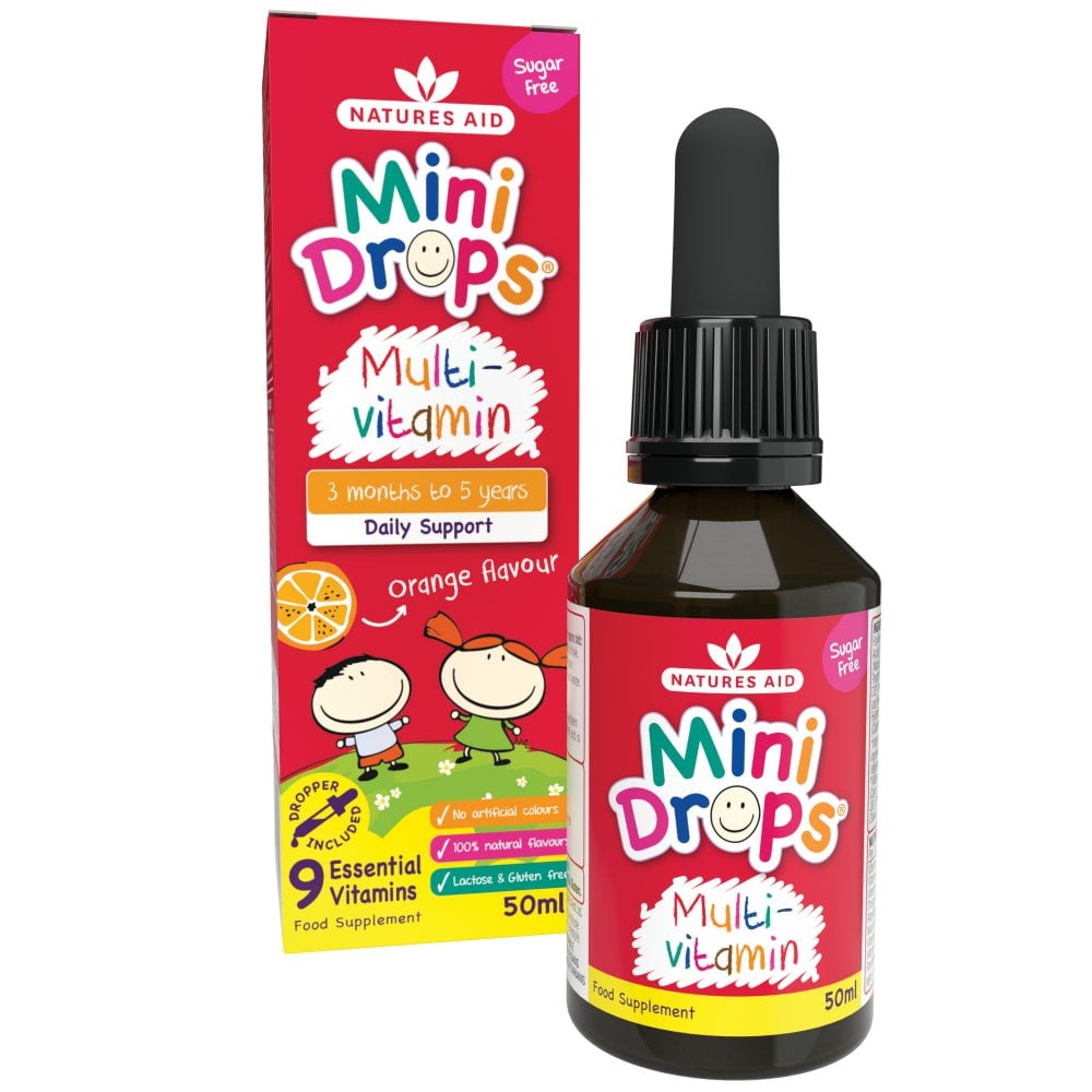 Natures Aid Mini Drops Multivitamin
