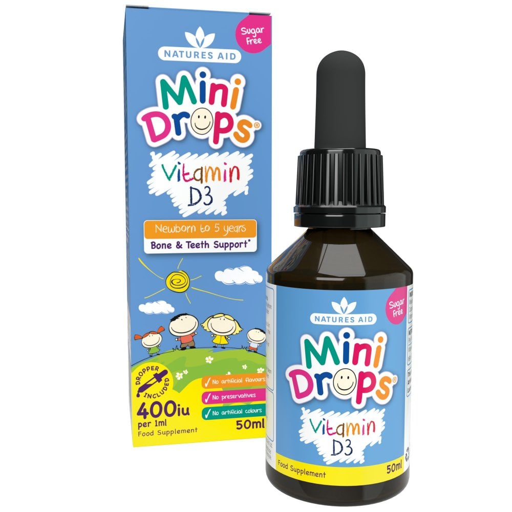 Natures Aid Mini Drops Vitamin D