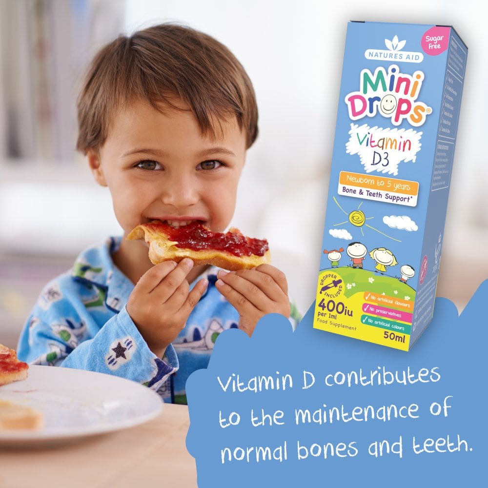 Natures Aid Mini Drops Vitamin D