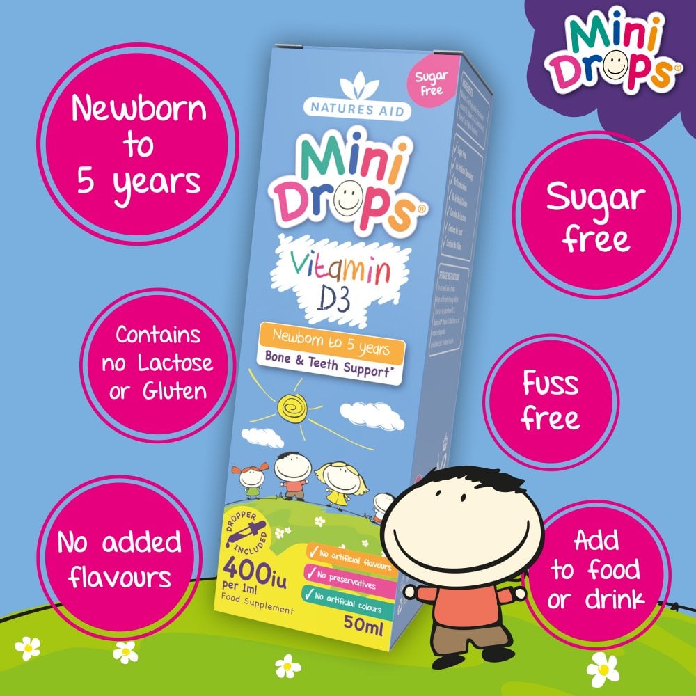 Natures Aid Mini Drops Vitamin D