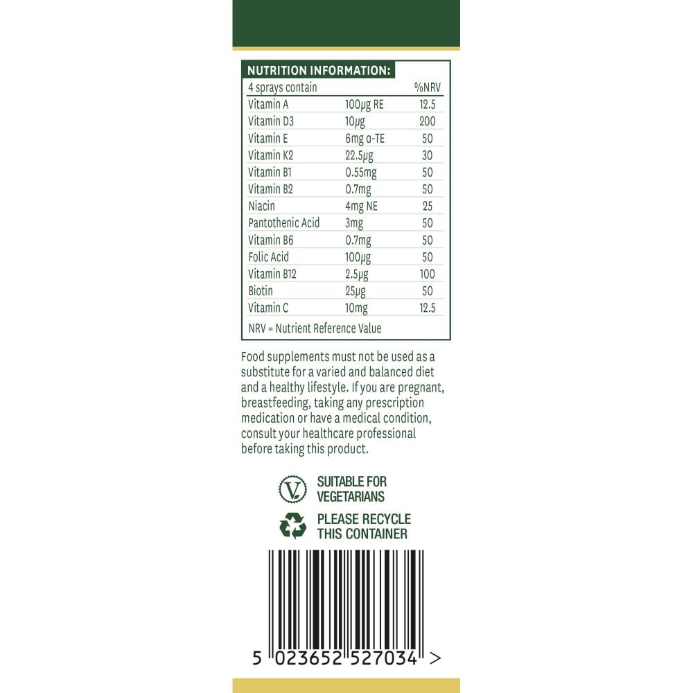 Natures Aid Multivitamin Daily Oral Spray 30ml