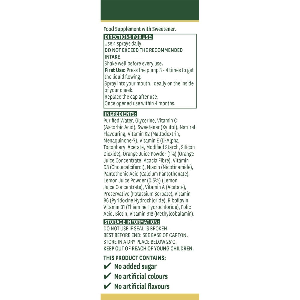 Natures Aid Multivitamin Daily Oral Spray 30ml