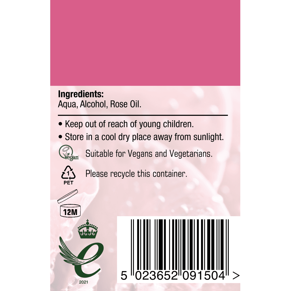 Natures Aid Rose Water (Premium Strength)