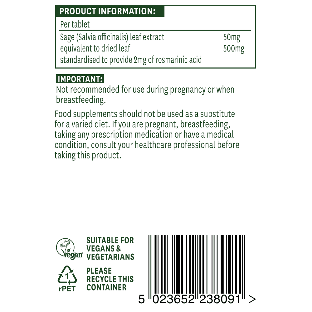 Natures Aid Sage Leaf