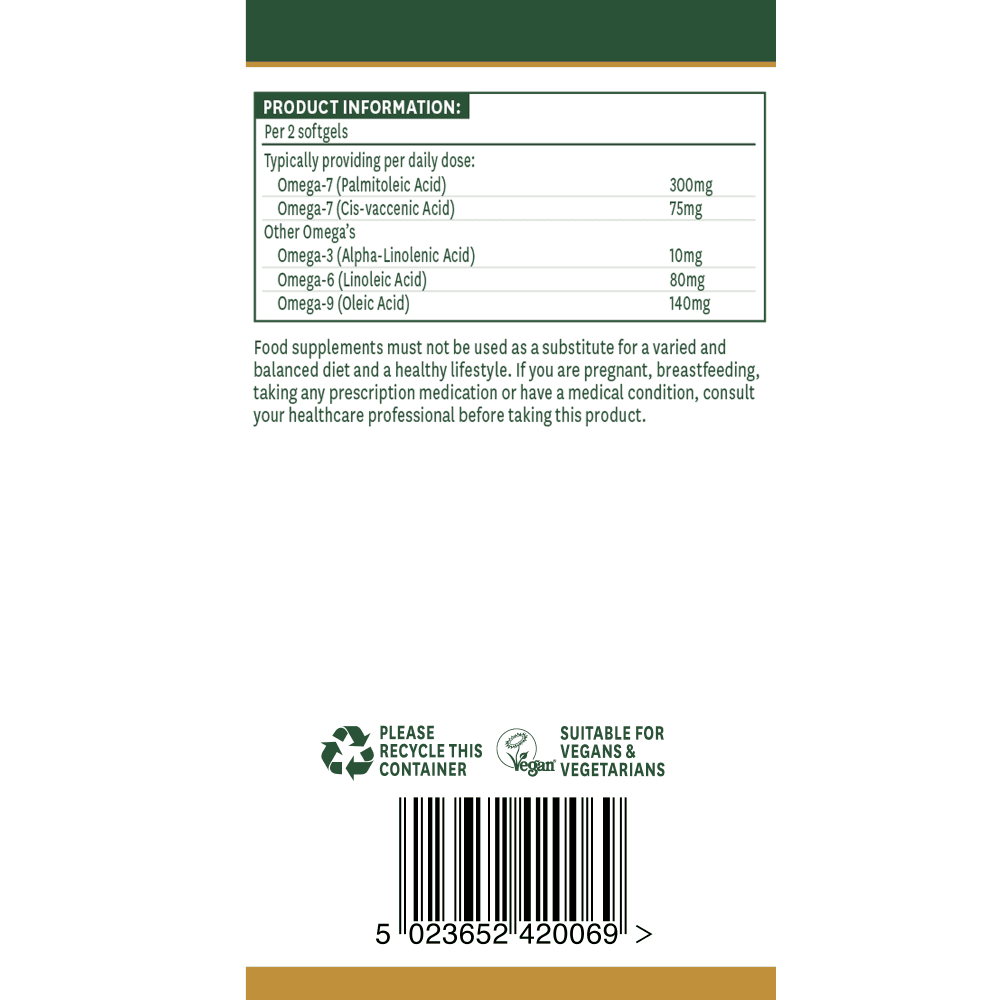 Natures Aid Sea Buckthorn Oil 500mg