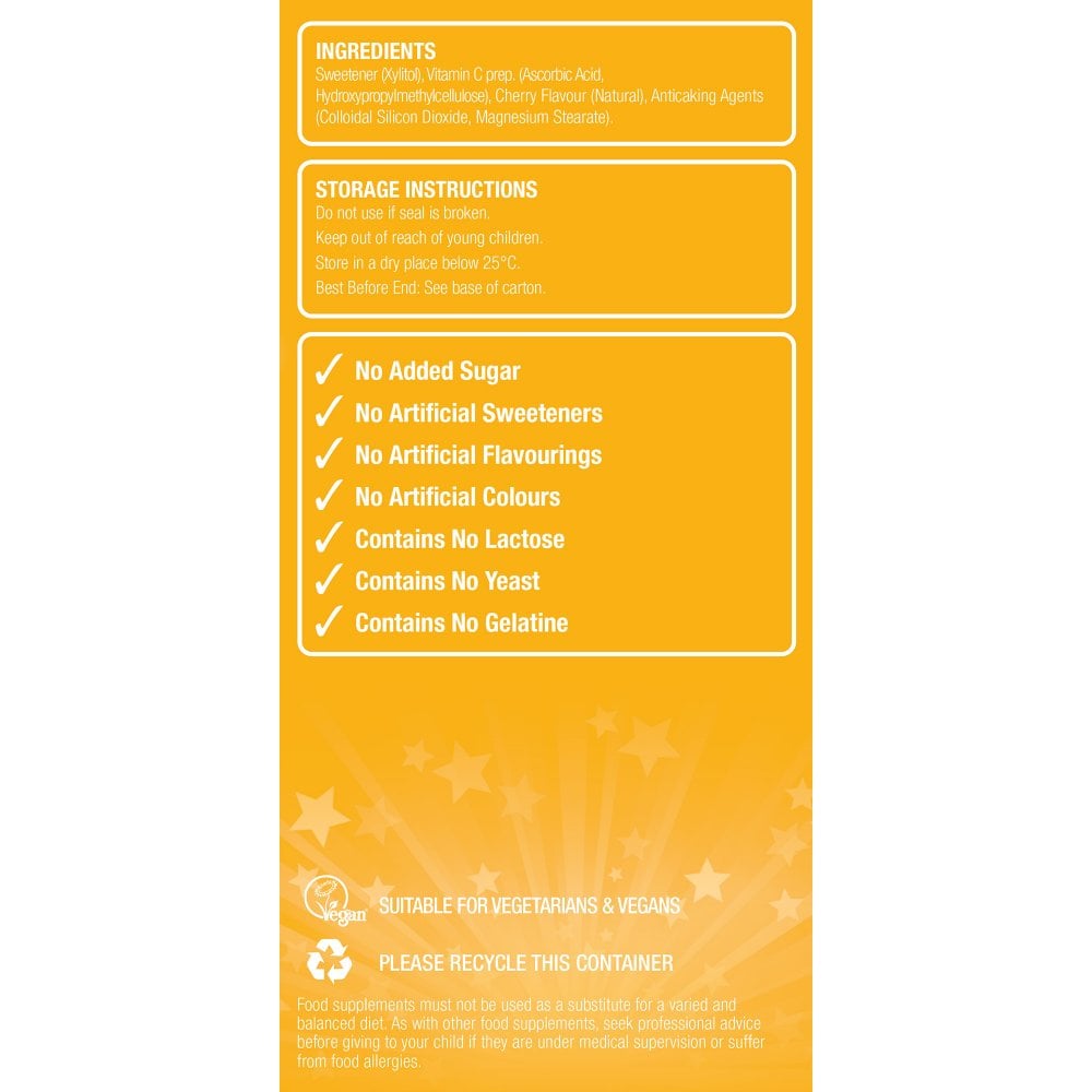 Natures Aid Super Stars Vitamin C