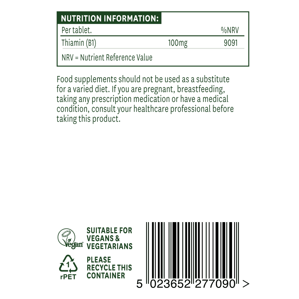 Natures Aid Vitamin B1