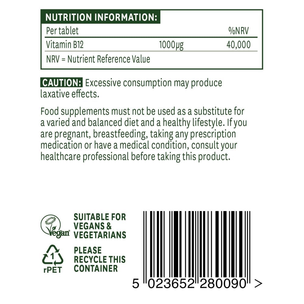 Natures Aid Vitamin B12 (Sublingual)
