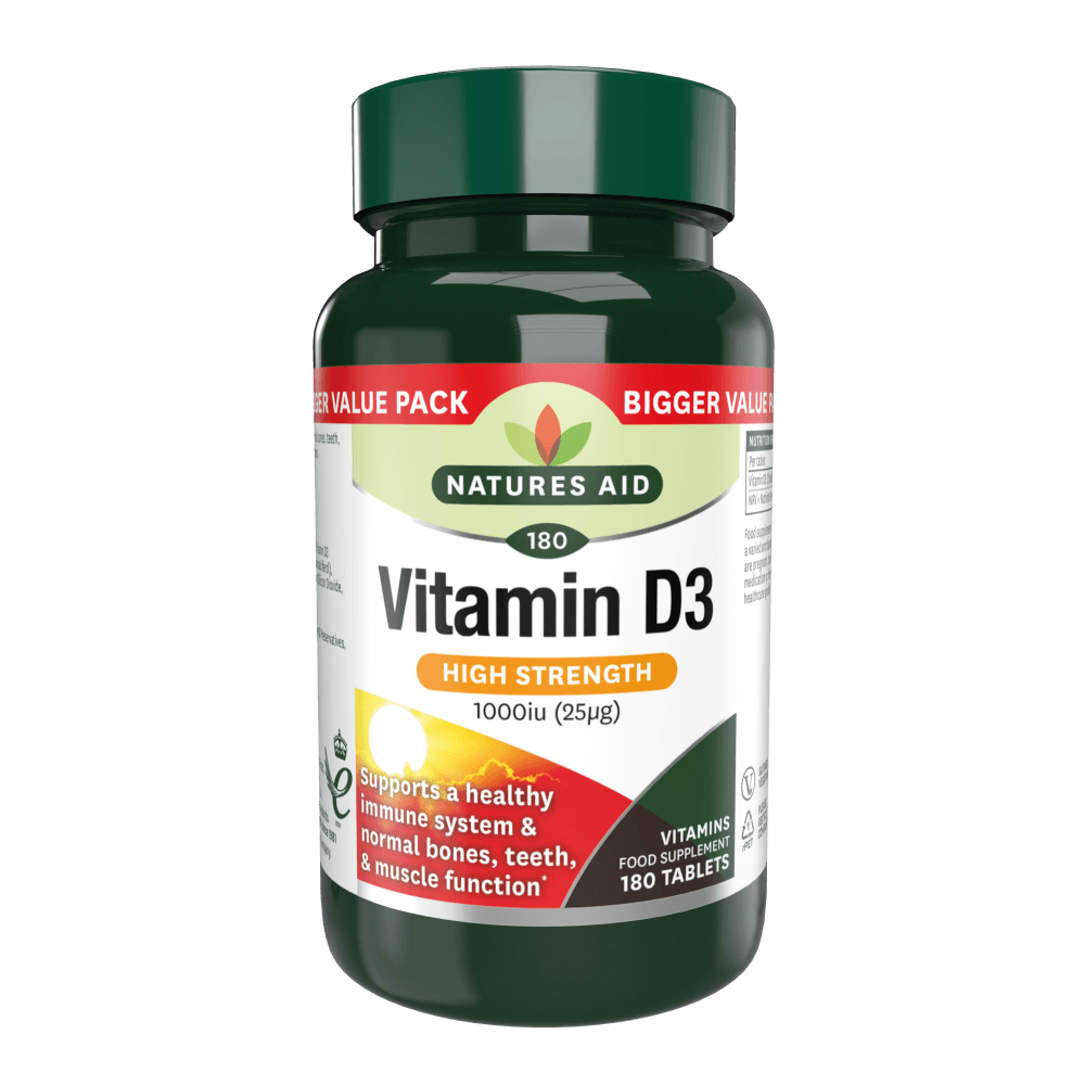Natures Aid Vitamin D3 1000iu