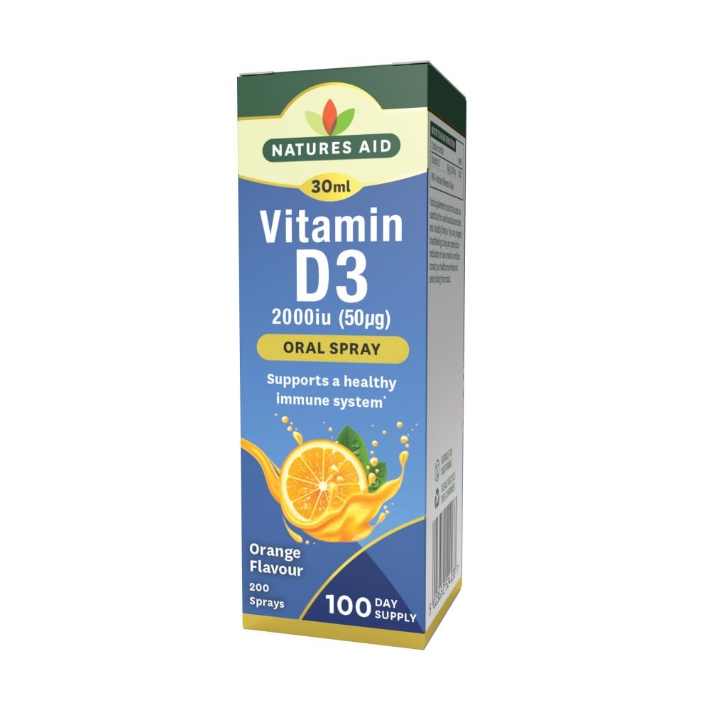 Natures Aid Vitamin D3 Daily Oral Spray 30ml