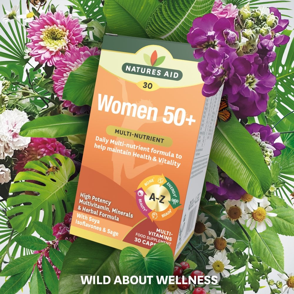 Natures Aid Women's 50+ Multi-Vitamins & Minerals