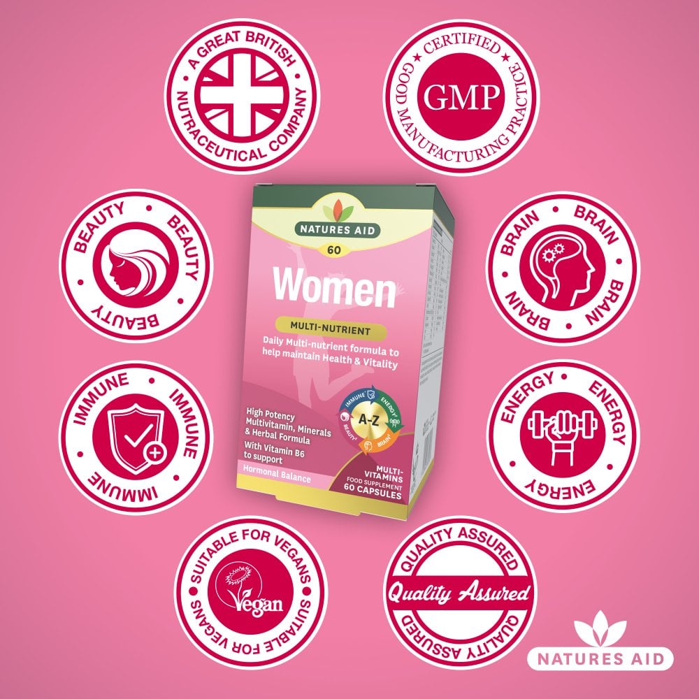 Natures Aid Women's Multi-Vitamins & Minerals