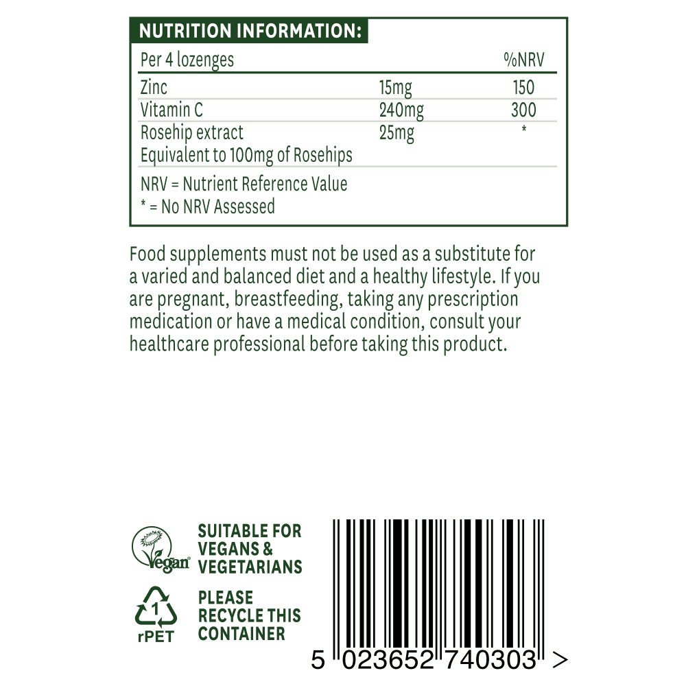 Natures Aid Zinc Lozenge