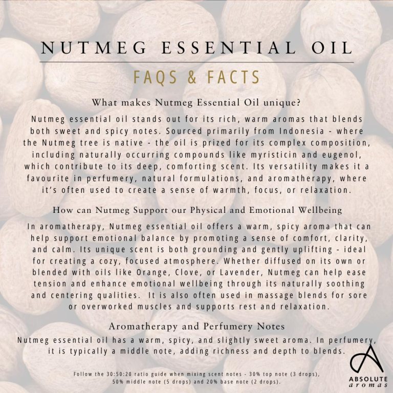 Absolute Aromas Nutmeg Essential Oil