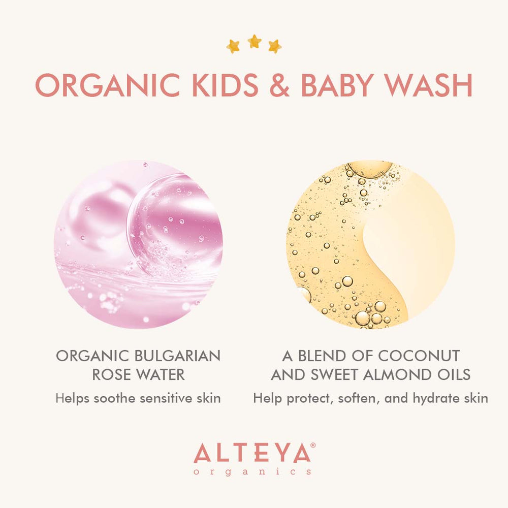 Alteya Organics Organic Kids & Baby Wash 150ml