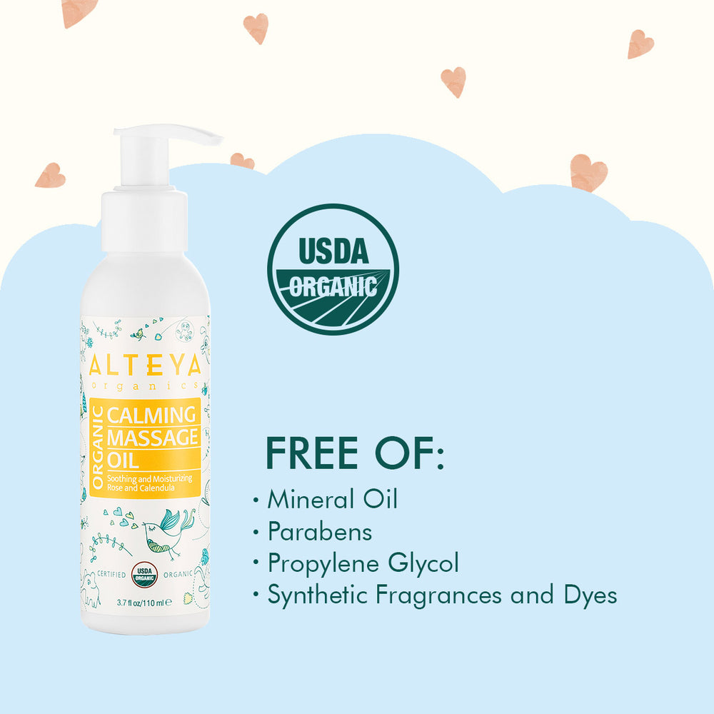 Alteya Organics Organic Calming Massage Oil 110ml