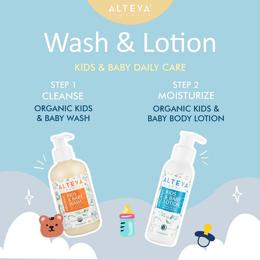 Alteya Organics Organic Kids & Baby Wash 400ml