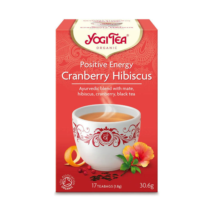 Yogi Positive Energy Cranberry Hibiscus 17 Teabags