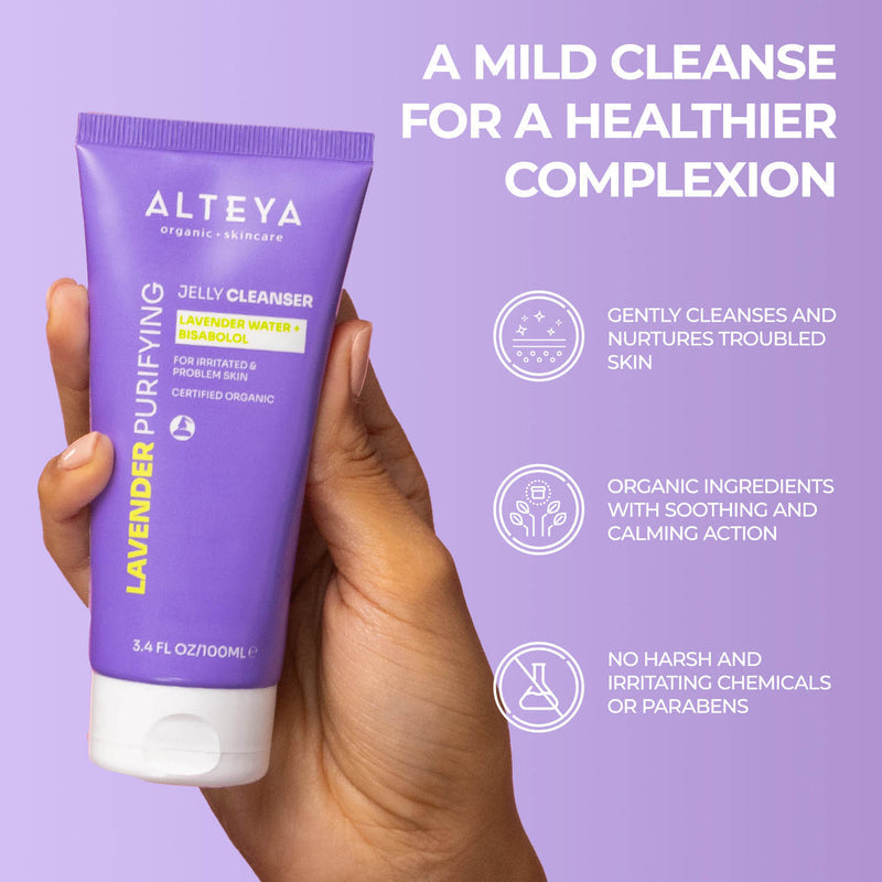 Alteya Organics Lavender Purifying Jelly Cleanser 100ml