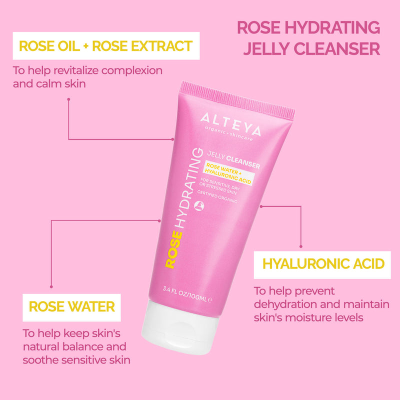 Alteya Organics Rose Hydrating Jelly Cleanser 100ml