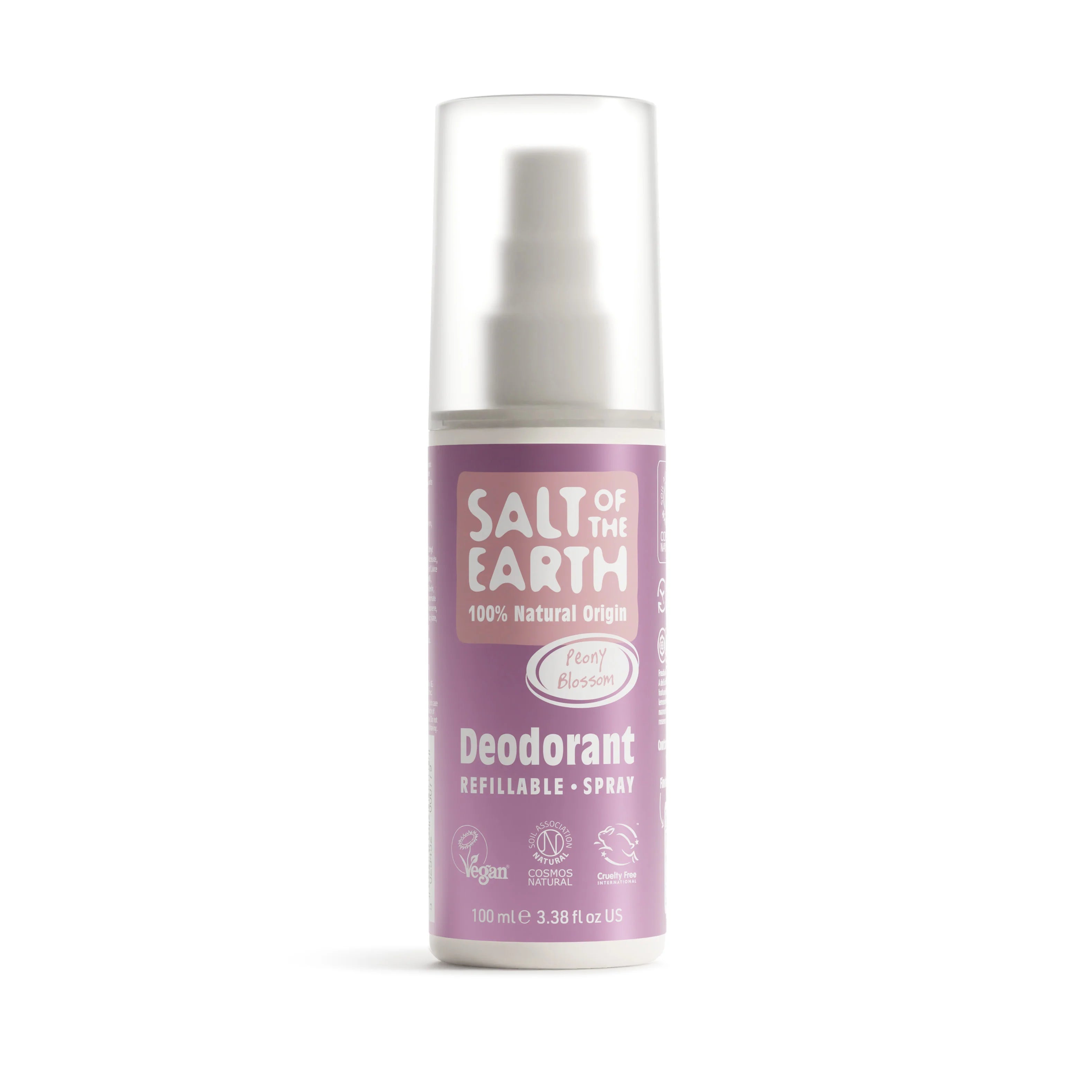 A.Vogel Salt of the Earth Peony Blossom deodorant spray (Pack of 2)