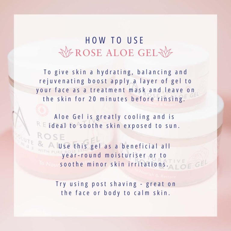 Absolute Aromas Rose Aloe Gel