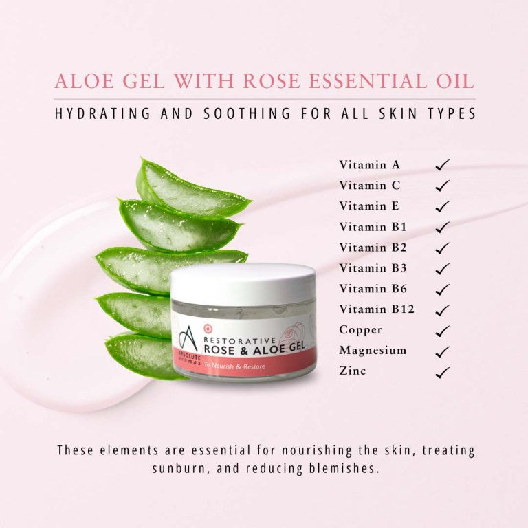 Absolute Aromas Rose Aloe Gel