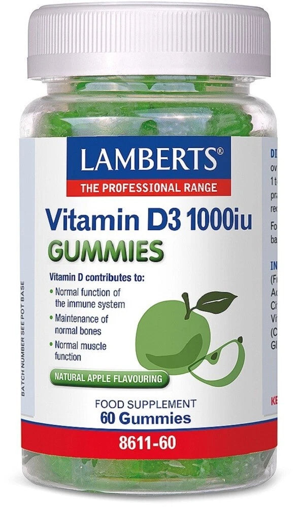 Lamberts Vitamin D3 Gummies 1000iu