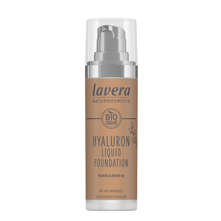 Lavera Hyaluron Liquid Foundation - Warm Almond 06 30ml (DATED 01/26)