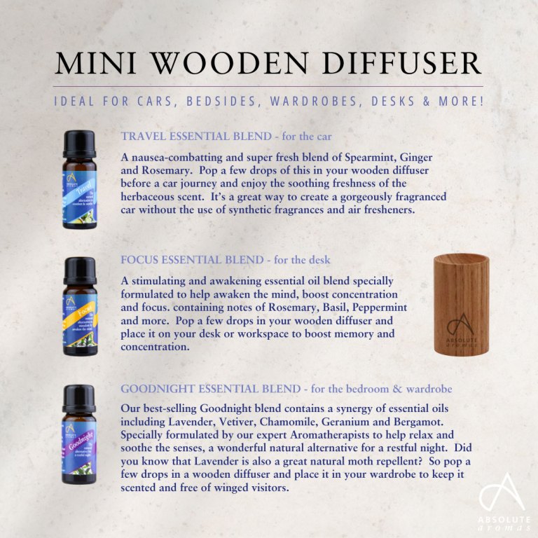 Absolute Aromas Wooden Mini Diffuser