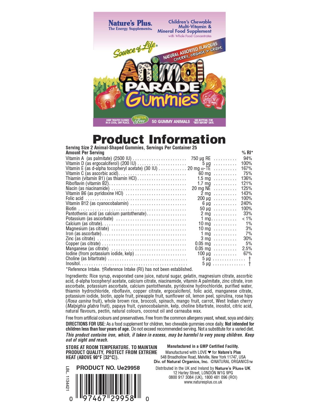 Animal Parade® Gummies - Assorted Fruit Flavors | Health Plus More