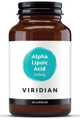 viridian alpha lipoic acid 200mg jar 30 caps