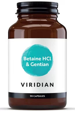 betaine hcl with gentian root 650ml jar