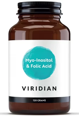 myo-inositol and folic acid powder jar