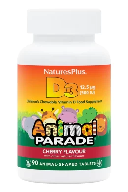 product image of Animal Parade® Vitamin D3 500 IU Children's Chewables containing Animal Parade® Vitamin D3 500 IU Children's Chewables