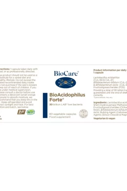 bioacidophilus forte label