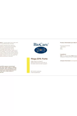 mega epa forte label