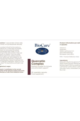 quercetin complex label