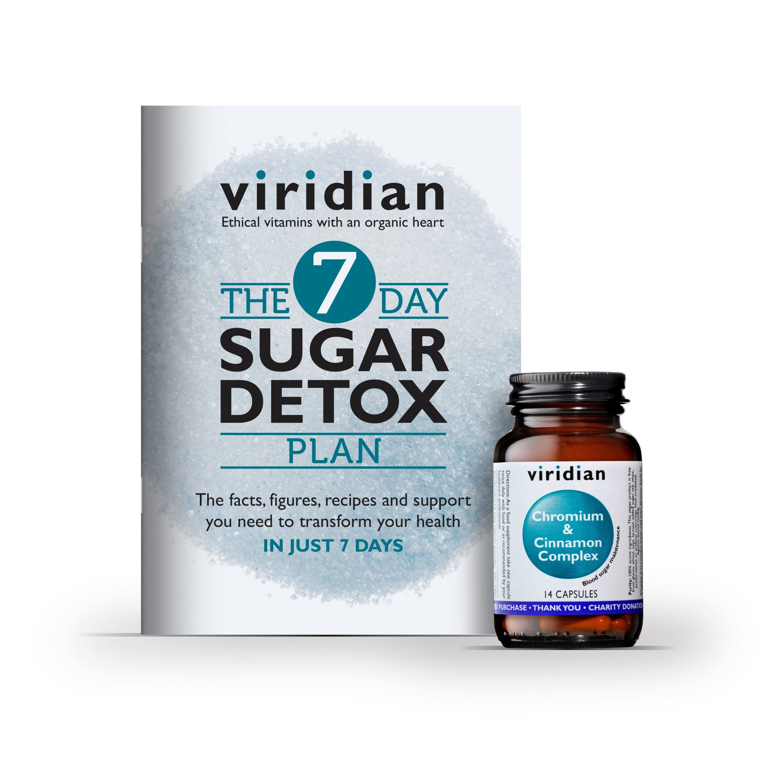 Viridian Seven Day Sugar Detox packaging and jar